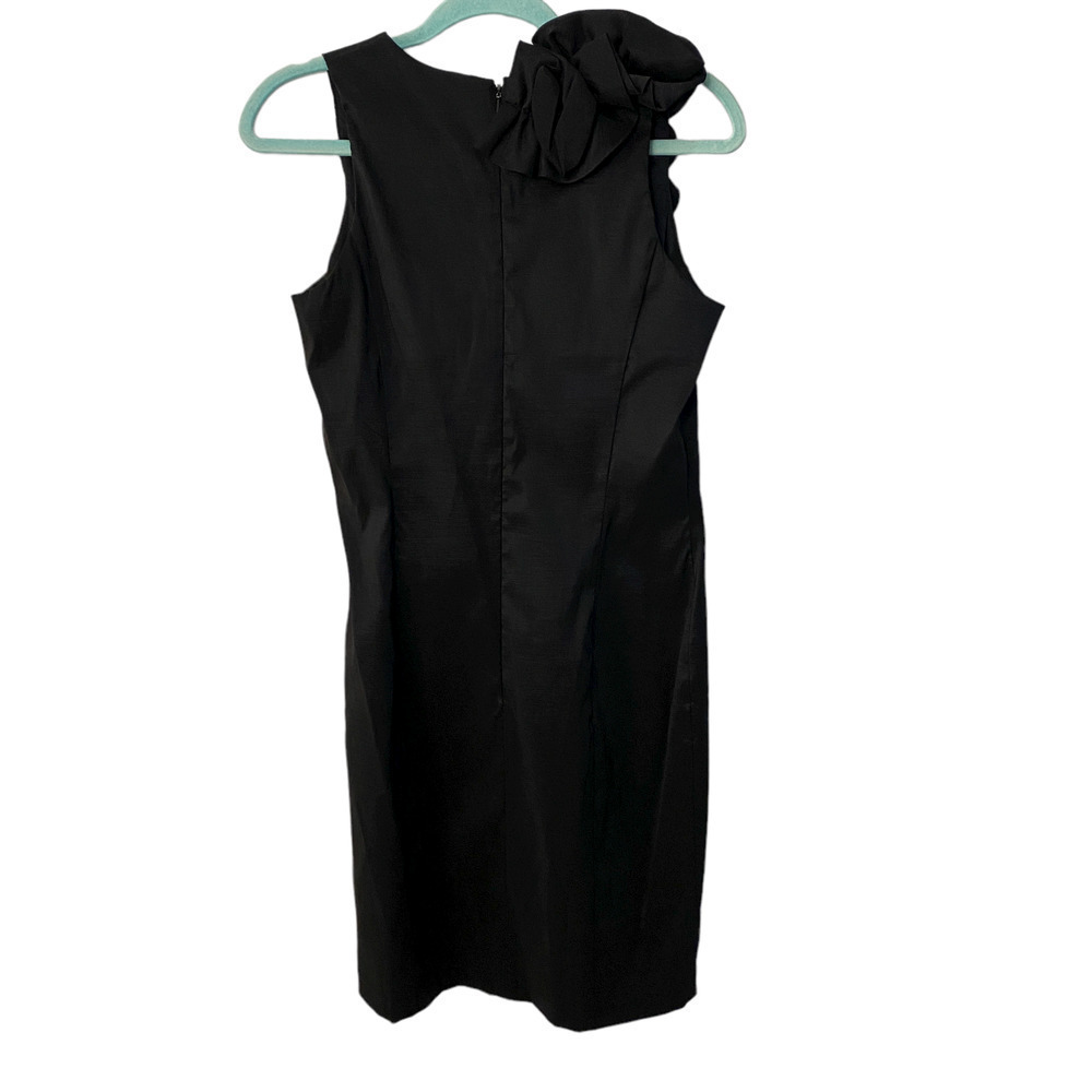 Jessica McClintock Black Cocktail stretch Evening Dress sleeveless size 12 - Picture 5 of 6